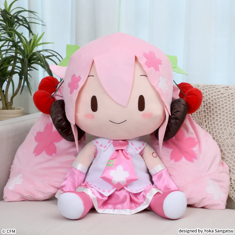fuwa petit "Sakura Miku" Dodeka Jumbo Plush