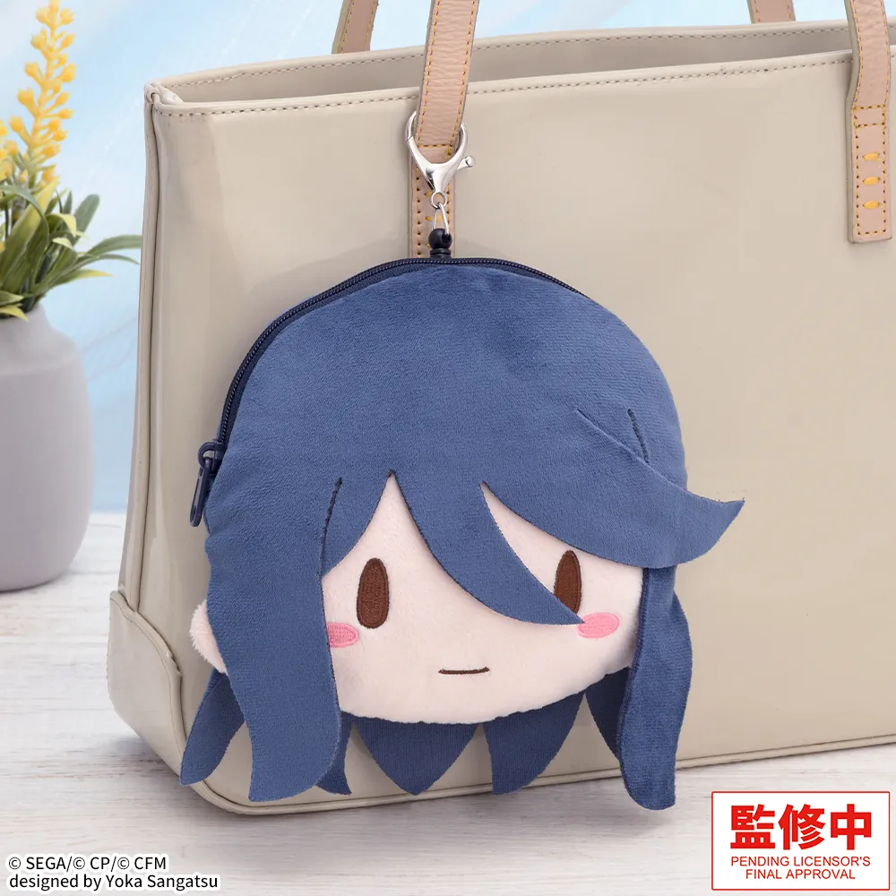 fuwa petit "HATSUNE MIKU: COLORFUL STAGE!" Face Pouch with Reel "Ichika Hoshino"