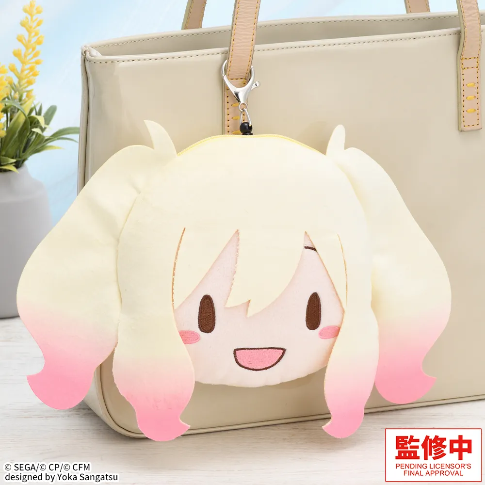 fuwa petit "HATSUNE MIKU: COLORFUL STAGE!" Face Pouch with Reel "Saki Tenma"