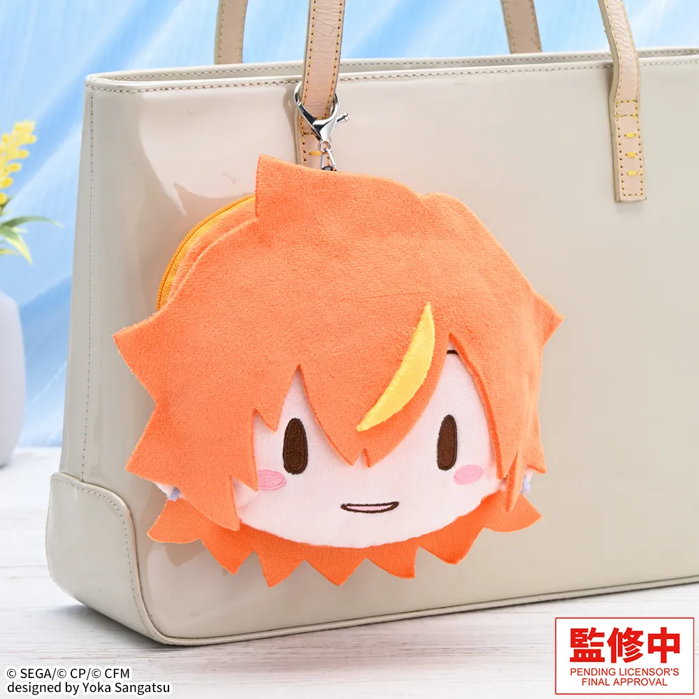 fuwa petit "HATSUNE MIKU: COLORFUL STAGE!" Face Pouch with Reel "Akito Shinonome"