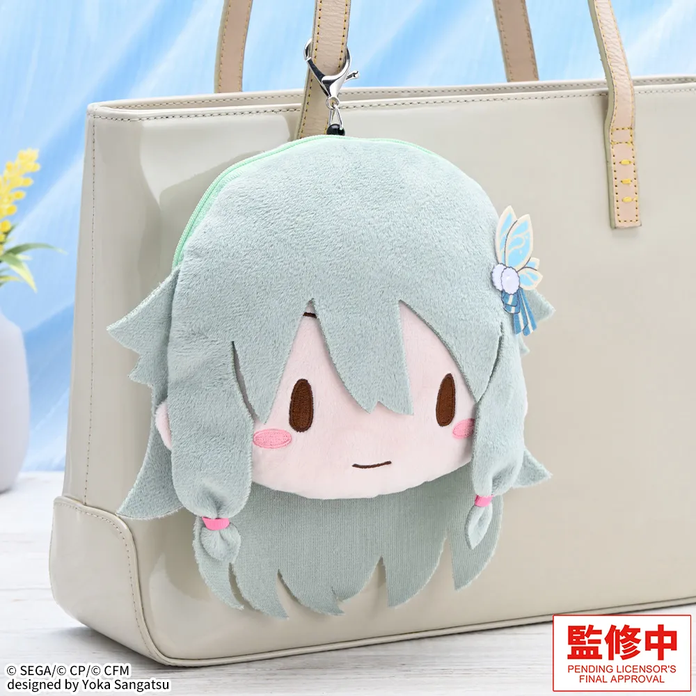 fuwa petit "HATSUNE MIKU: COLORFUL STAGE!" Face Pouch with Reel "Nene Kusanagi"