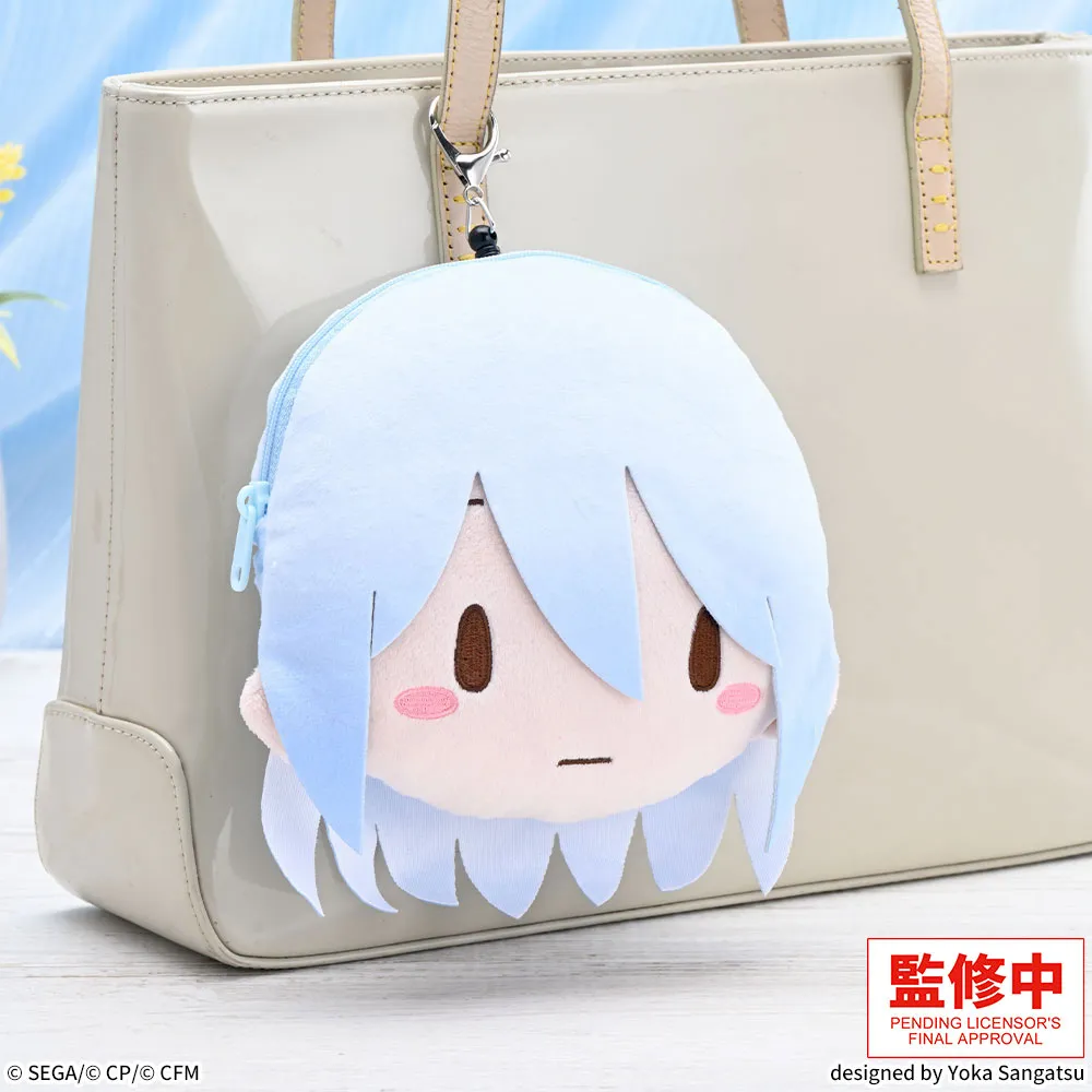 fuwa petit "HATSUNE MIKU: COLORFUL STAGE!" Face Pouch with Reel "Kanade Yoisaki"