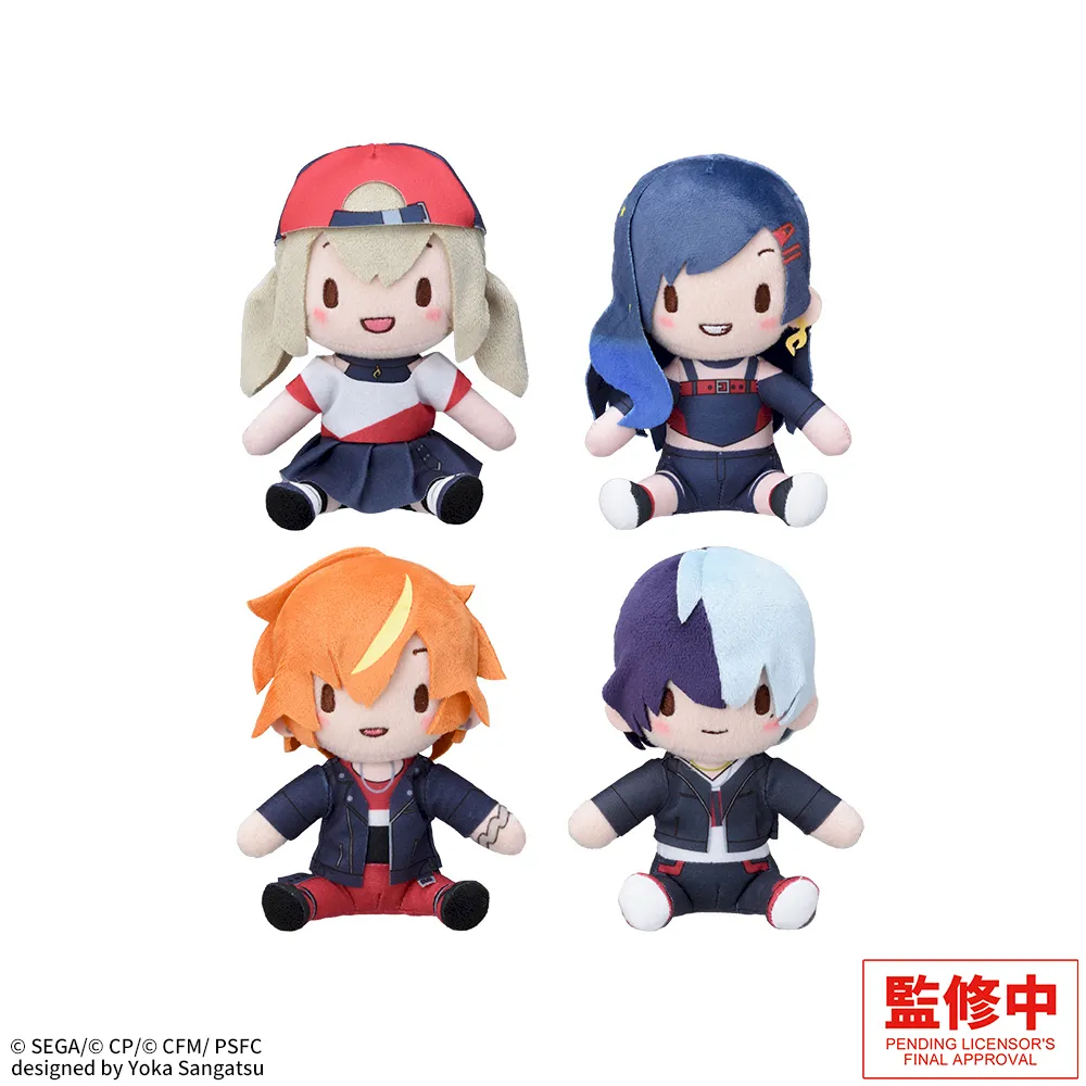 fuwa petit "COLORFUL STAGE! The Movie: A Miku Who Can't Sing" Mini Plush "Vivid BAD SQUAD"