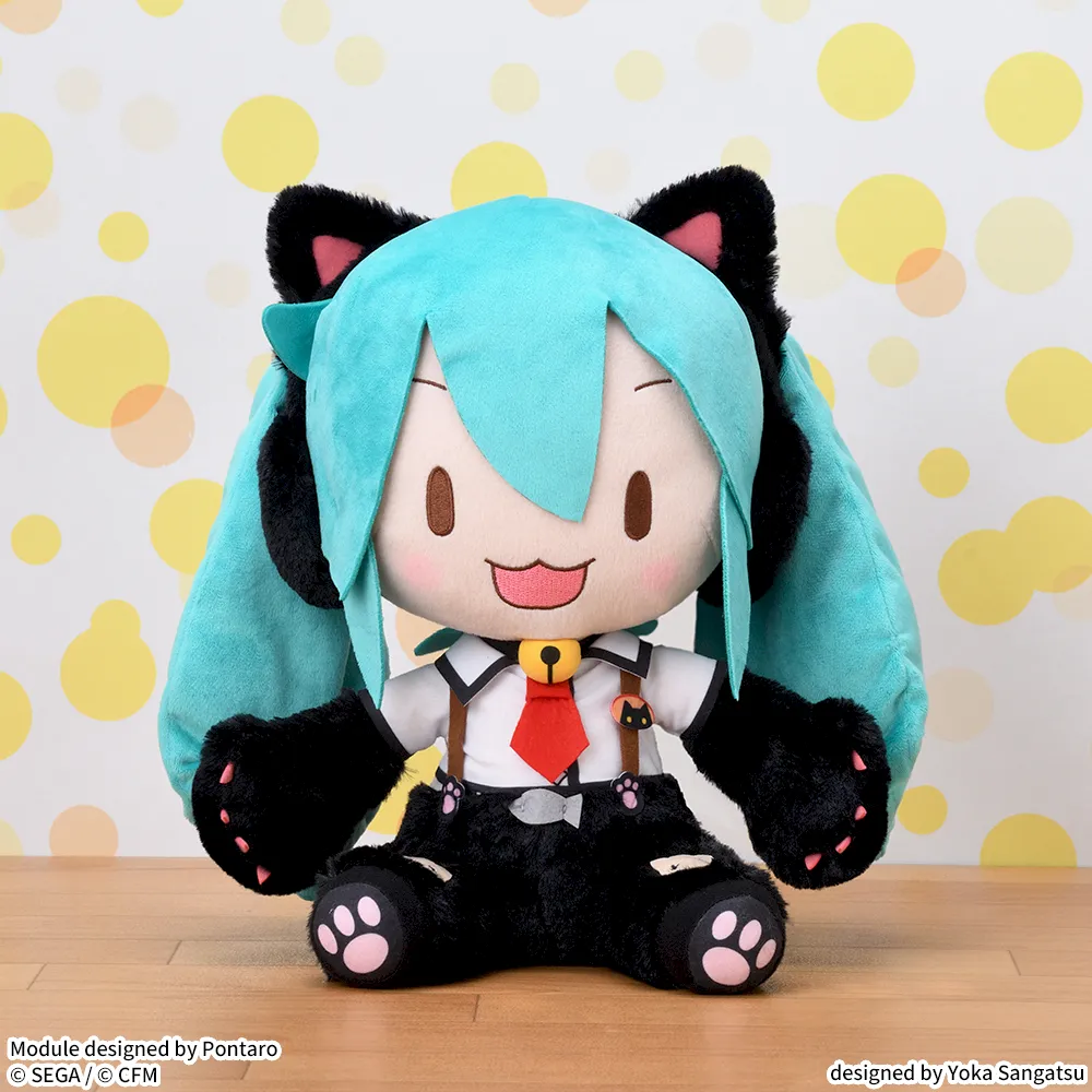 fuwa petit "Hatsune Miku: Project DIVA Arcade Future Tone" LL Plush "Hatsune Miku - Kitty Cat"